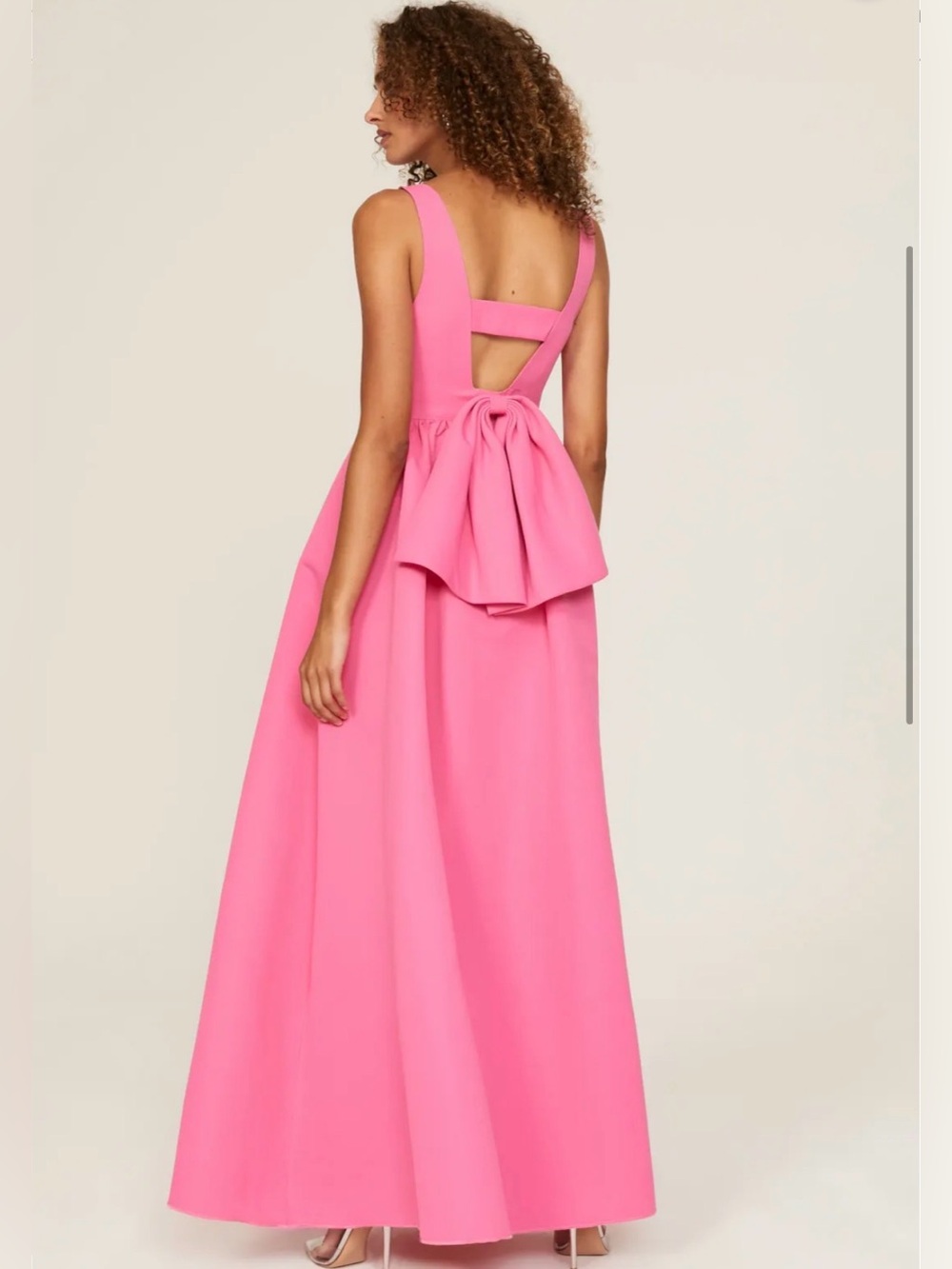 Sachin + Babi “Katrina” Pink Bow-Back Gown Dress size 4 - Picture 2 of 10